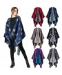 New Women Knitted Poncho Cape Star Oversized Cardigan Sweater Long Shawl Scarf Cashmere Pashmina