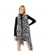 Women Scarf Faux Cashmere Leopard Print Tassel Frayed Oversized Long Wide Warm Autumn Winter Shawl
