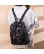 Cross-border travel backpack female 2019 new Korean version of the feather tide fashion wild Oxford cloth backpack female bag black