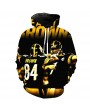 Rugby 3d digital print hooded sweater explosion section AliExpress, Amazon, wish L