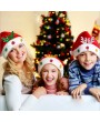 Adult Kids Christmas Hat Santa Claus Hat Antler Snowflake Family Party Cap Holiday Decoration Ornaments