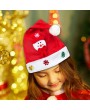 Kid Adult Cheer Christmas Hat Children Santa Claus Reindeer Snowman Cute Cap Party Festival Decoration