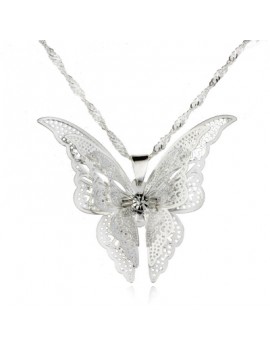 Fashion Lovely Butterfly Pendant Necklace Wing