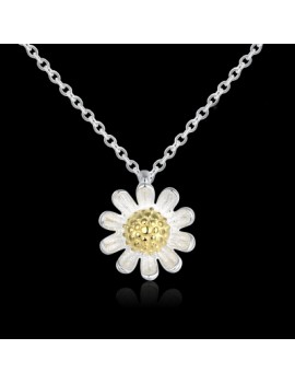 925 Sterling Silver Necklace 925 Sterling Silver Daisy Necklace